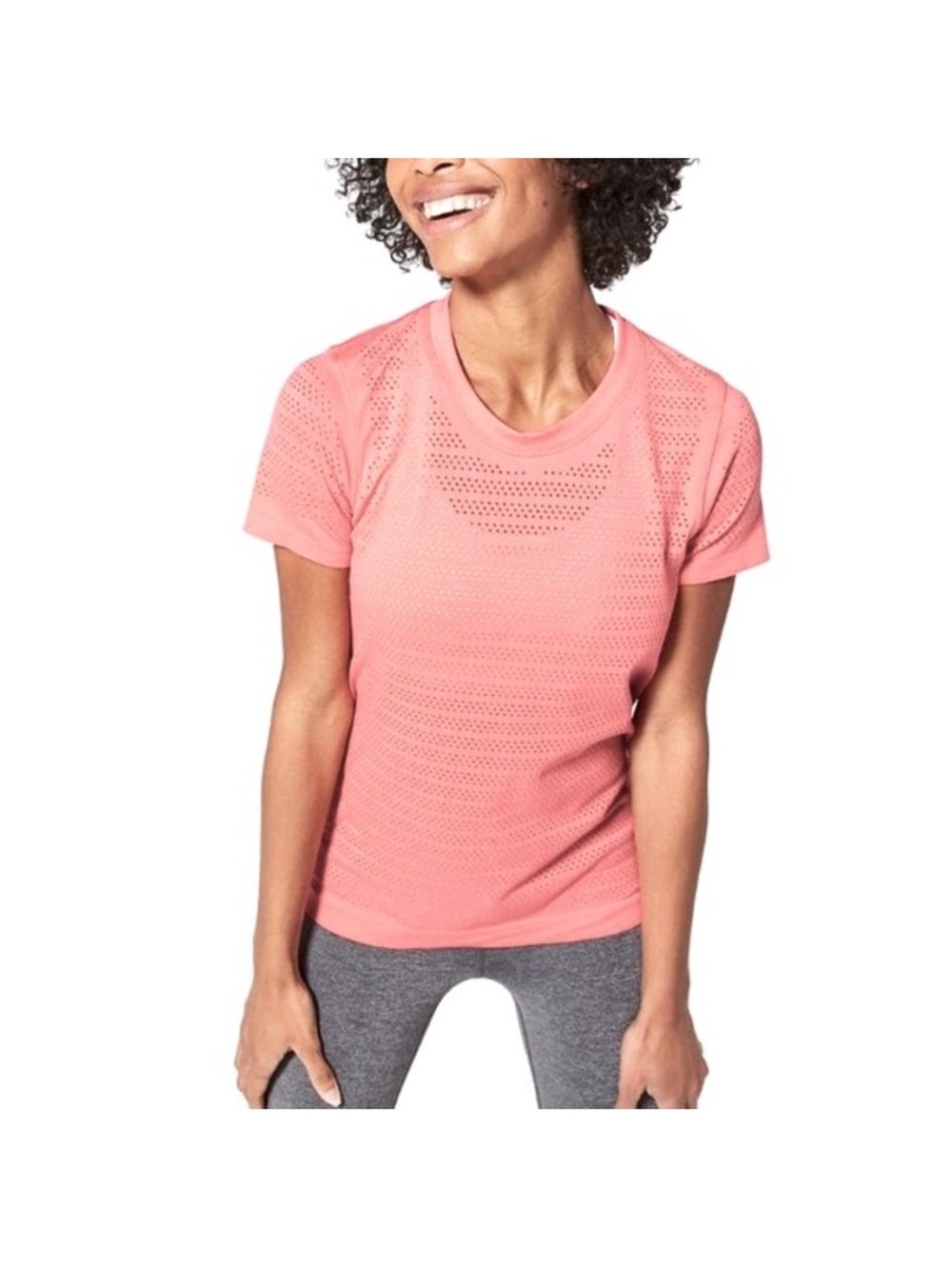 Lululemon Breeze By Short Sleeve *Squad Light Coral / Light Coral Size 8